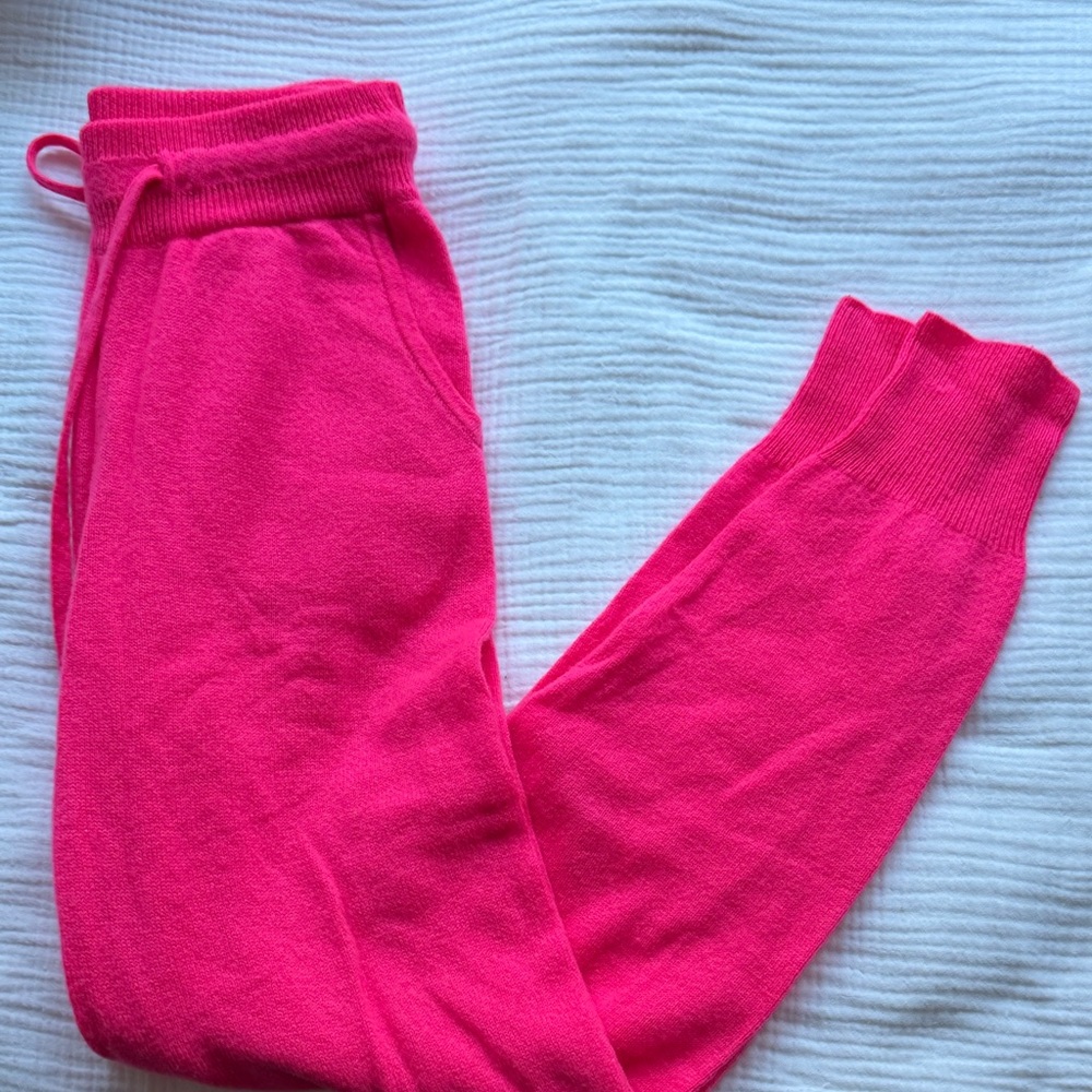 Something Navy Hot Pink Kids Joggers